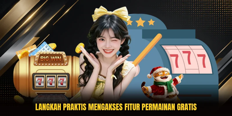 Langkah praktis mengakses fitur permainan gratis