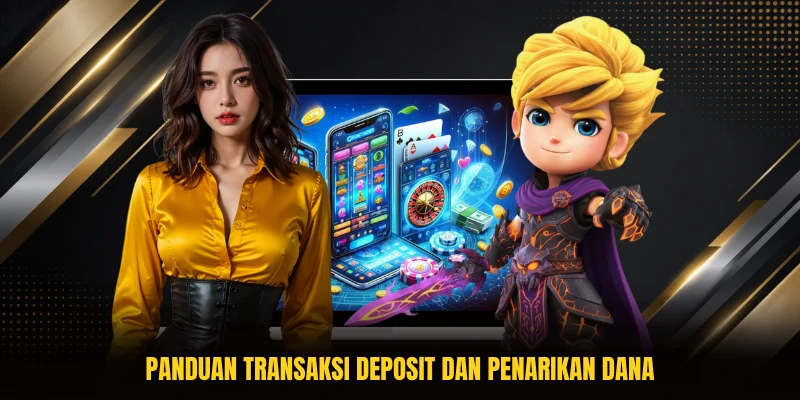 Panduan transaksi deposit dan penarikan dana