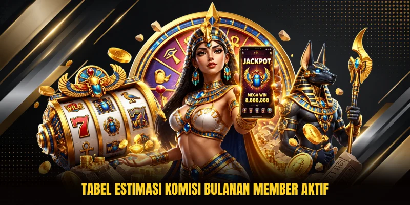 Tabel estimasi komisi bulanan member aktif
